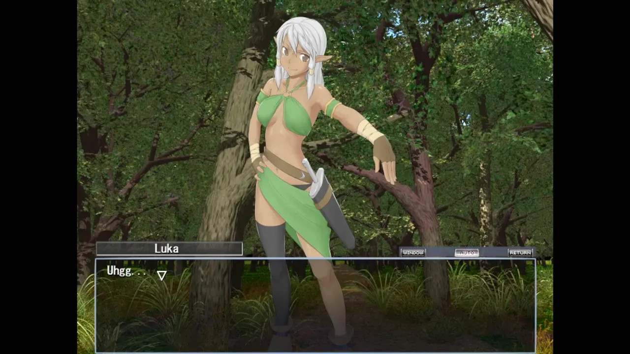 Monster Girl Quest - Dark Elf Fencer Scene + CGI