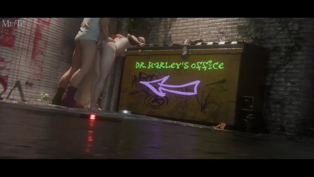 Harley Quinn x Goon (Bleached)