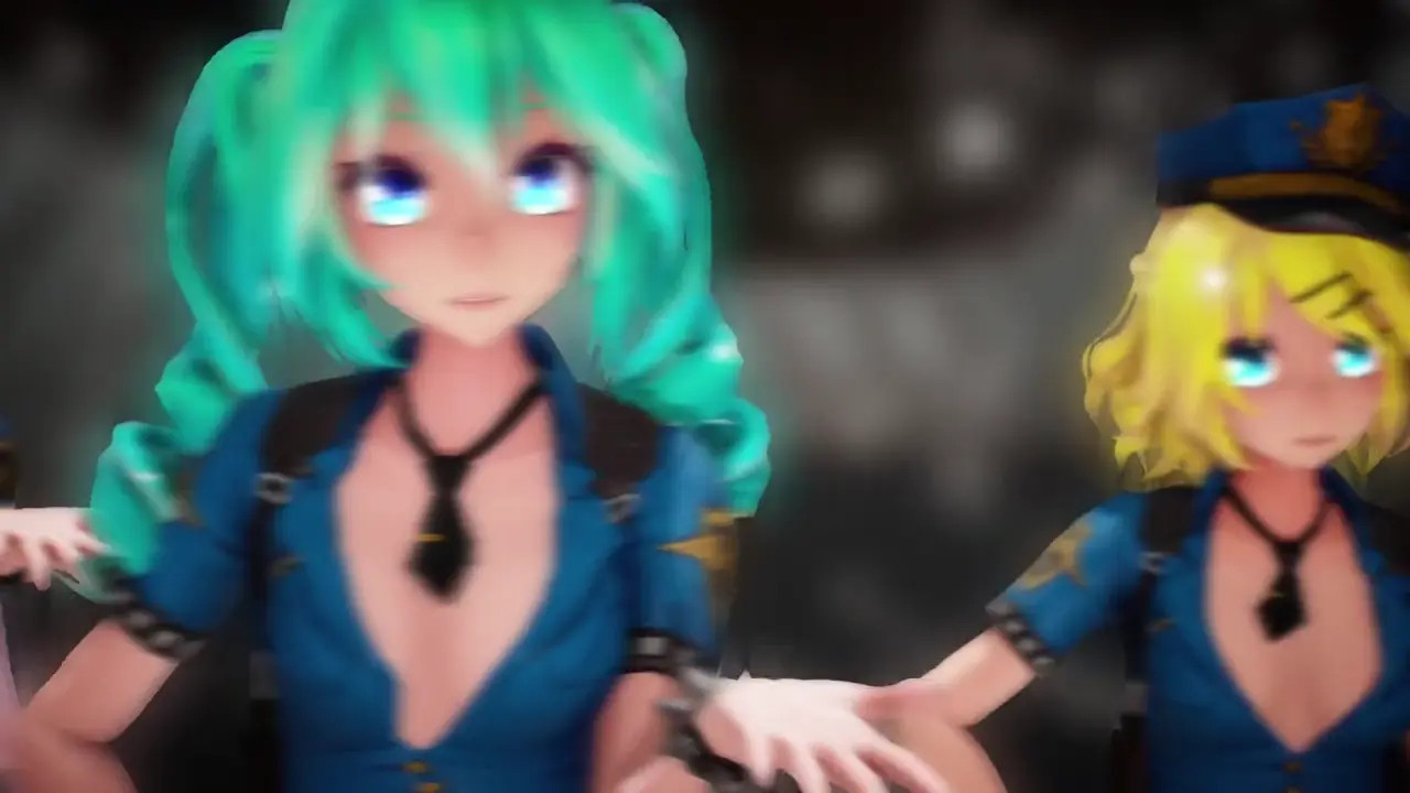 Miku, Rin, Luka Dance Queen Card (000MMD)