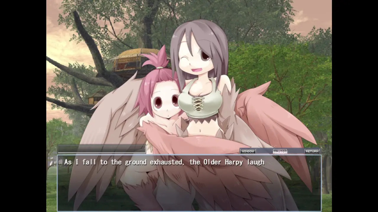 Monster Girl Quest - Harpy Twins Scene + CGI