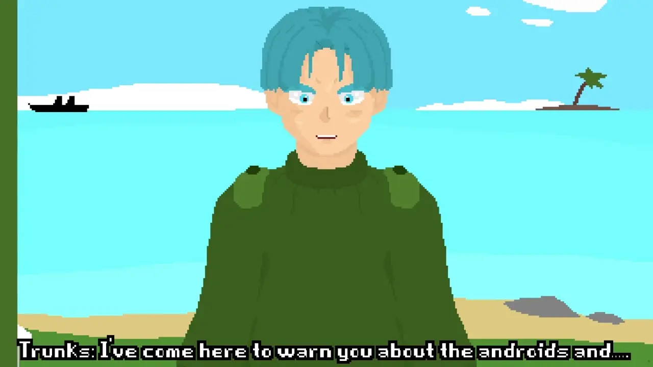 Bulma Brief Visit (no yamcha or roshi)