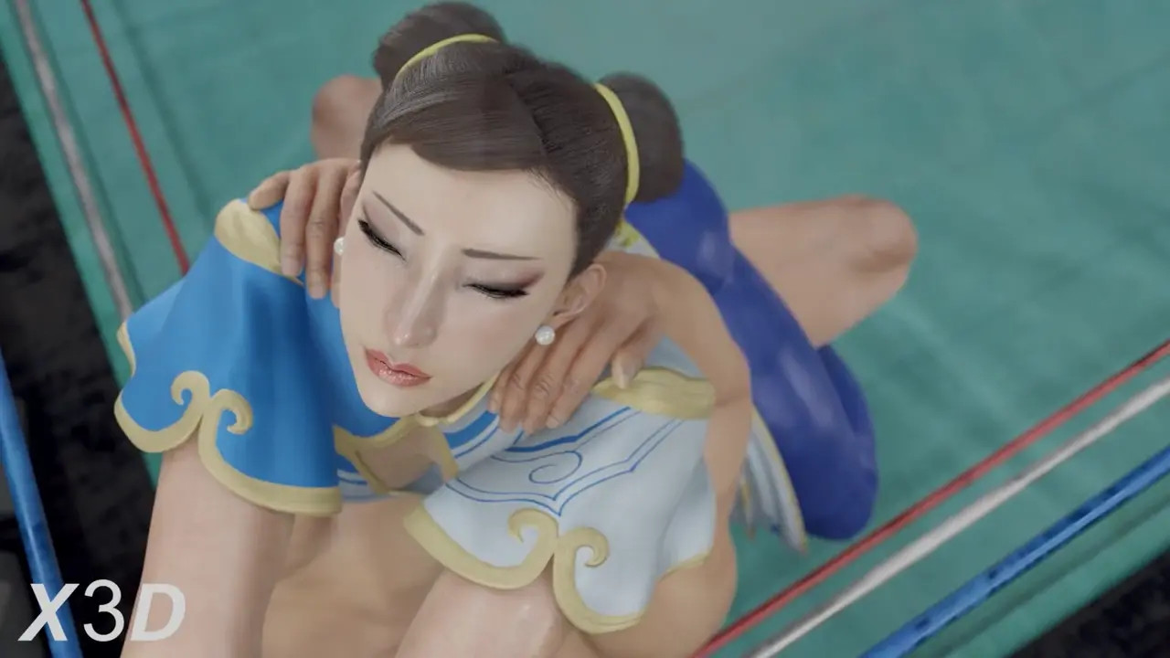 fight in the ring with Chun-Li  compilation [X3D]