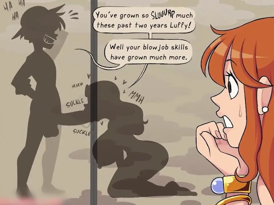 Nami and Robin Threesome [Motion Comic]