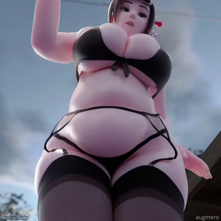 Mei Wearing Lingerie [Augmero]