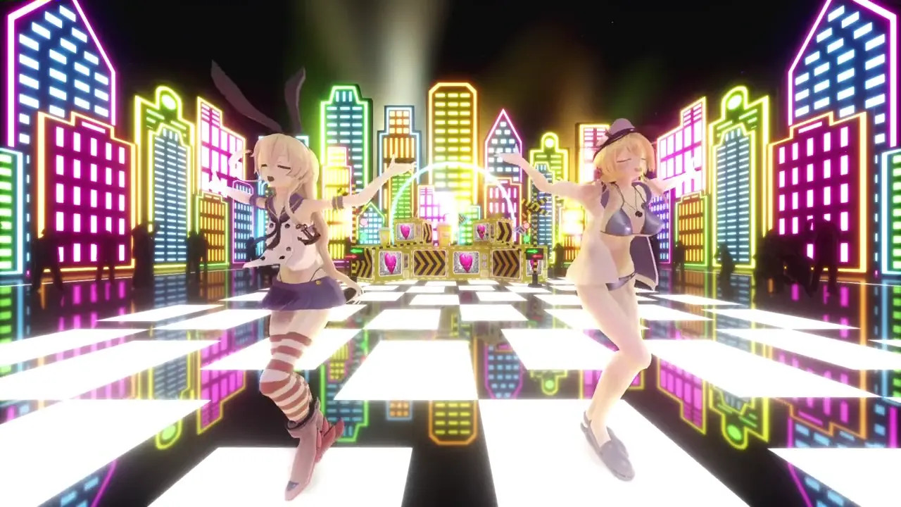 Shimakaze & Prinz - Rabbit Hole [MMD R18] Imajin