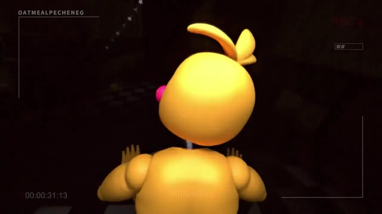 Toy Chica sucks and rides