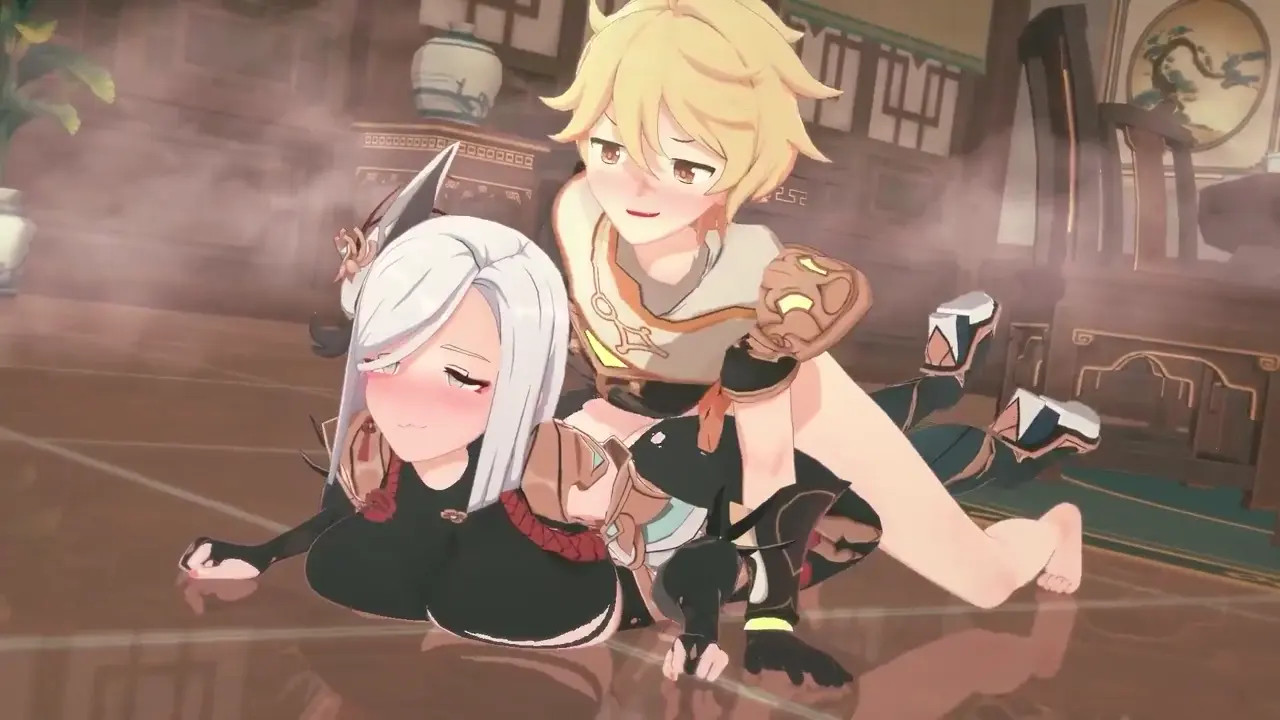 Shenhe x Aether [Anna Anon]