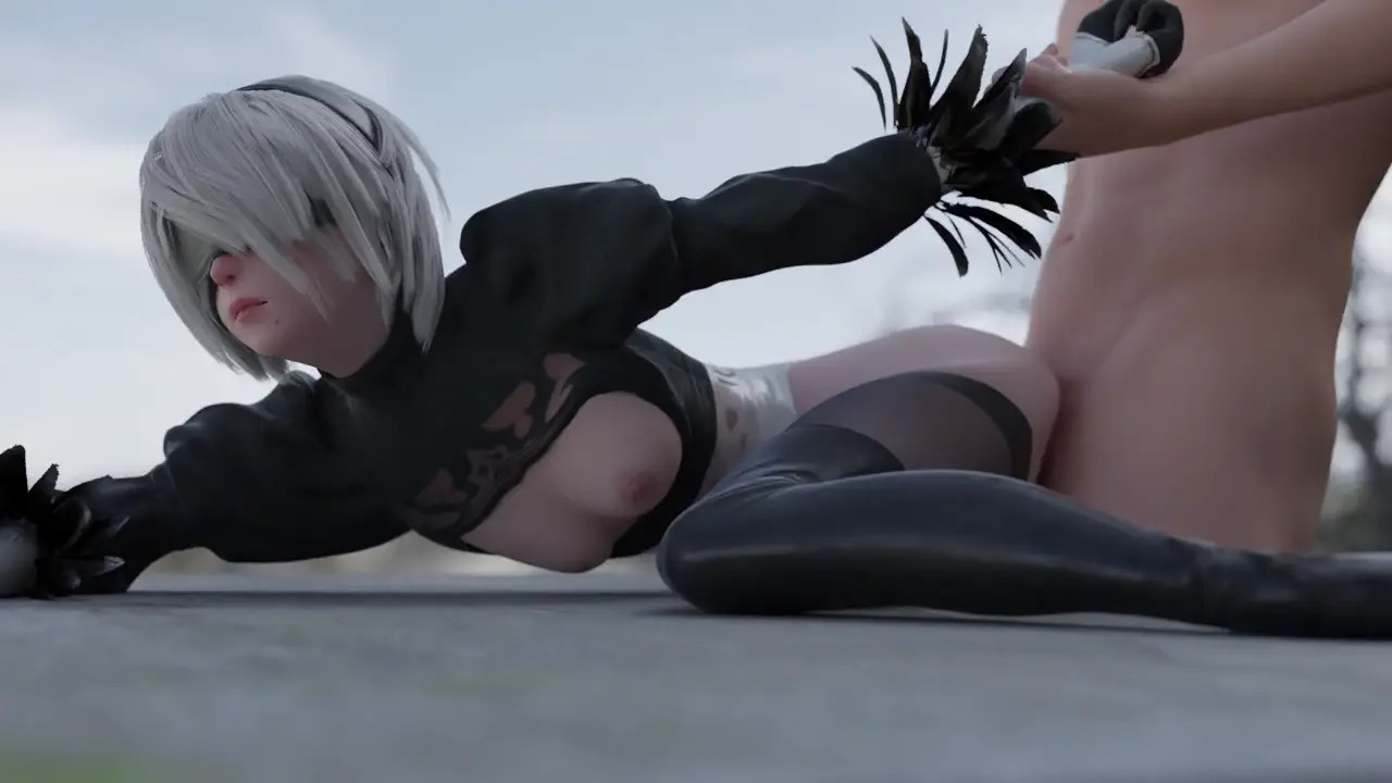 2B fucked from behind