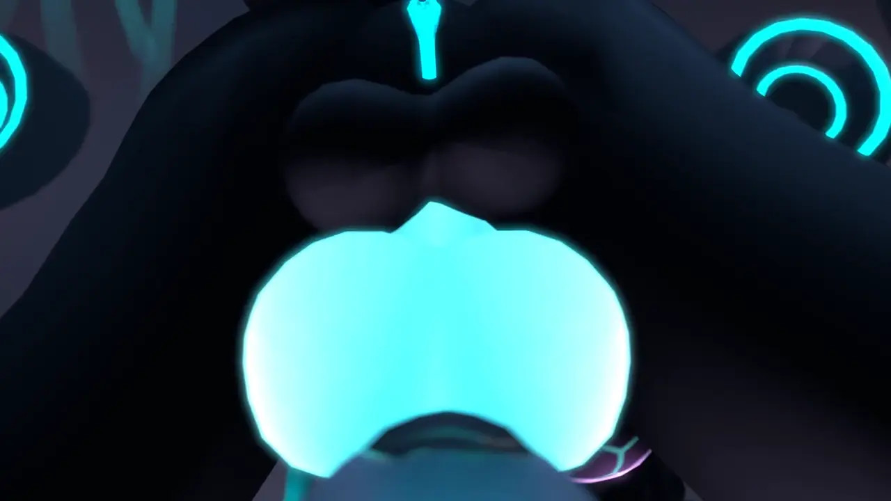 Giving a blowjob to a futa furry in party(Taker Por)