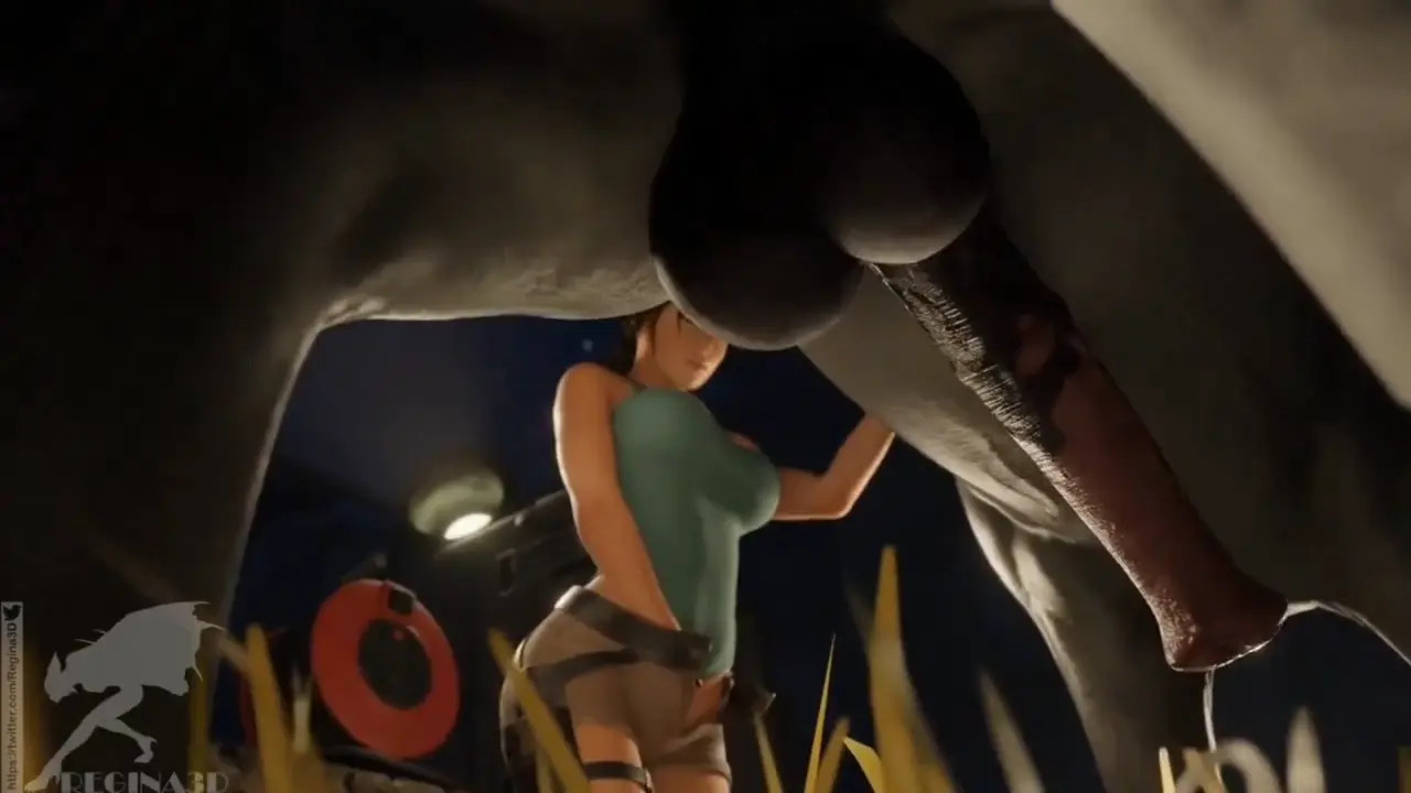 Lara Croft fucks Horse, Full (Sound)