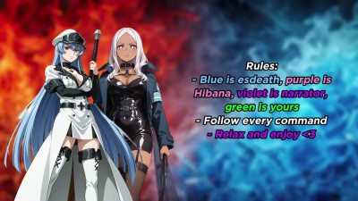 Try to survive under Esdeath's and Hibana's soldier training (Obedience JOI)