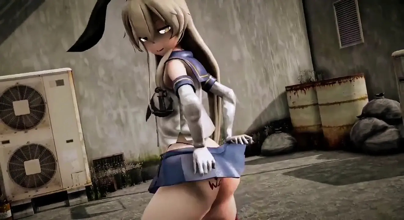 Shimakaze is eager to have sex in public places [R18] Taka84