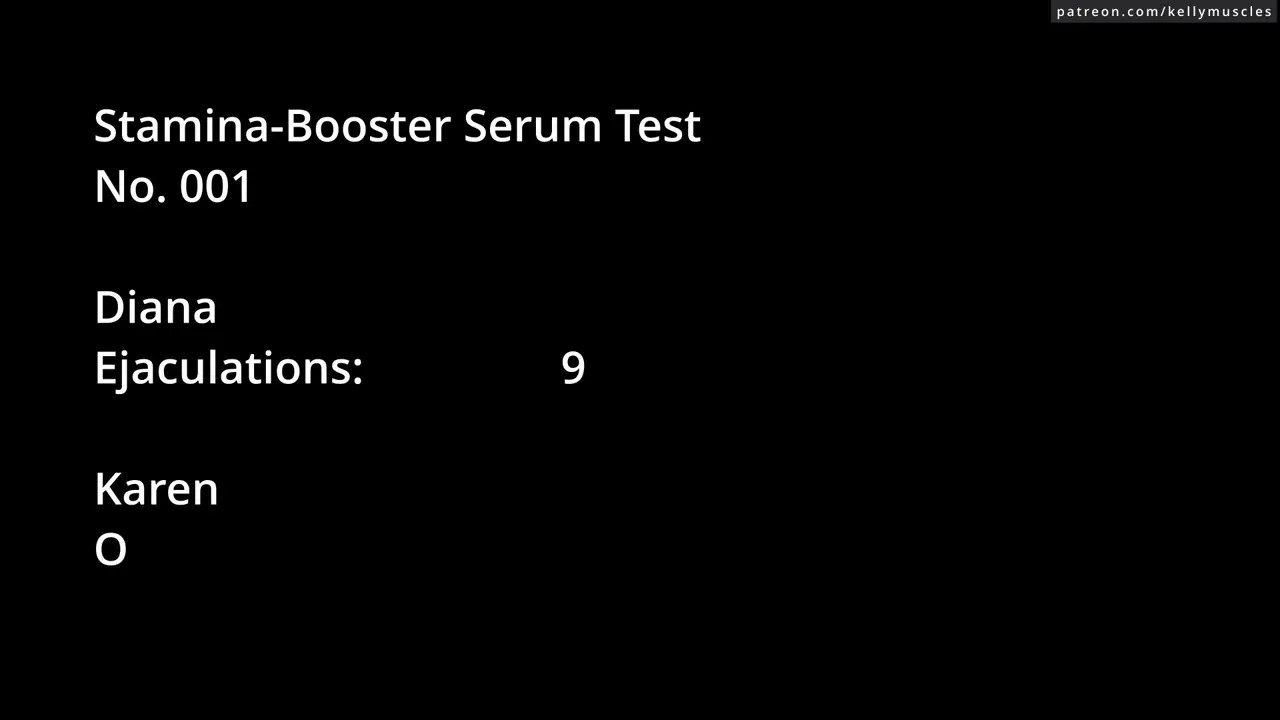 Stamina Serum Test #3