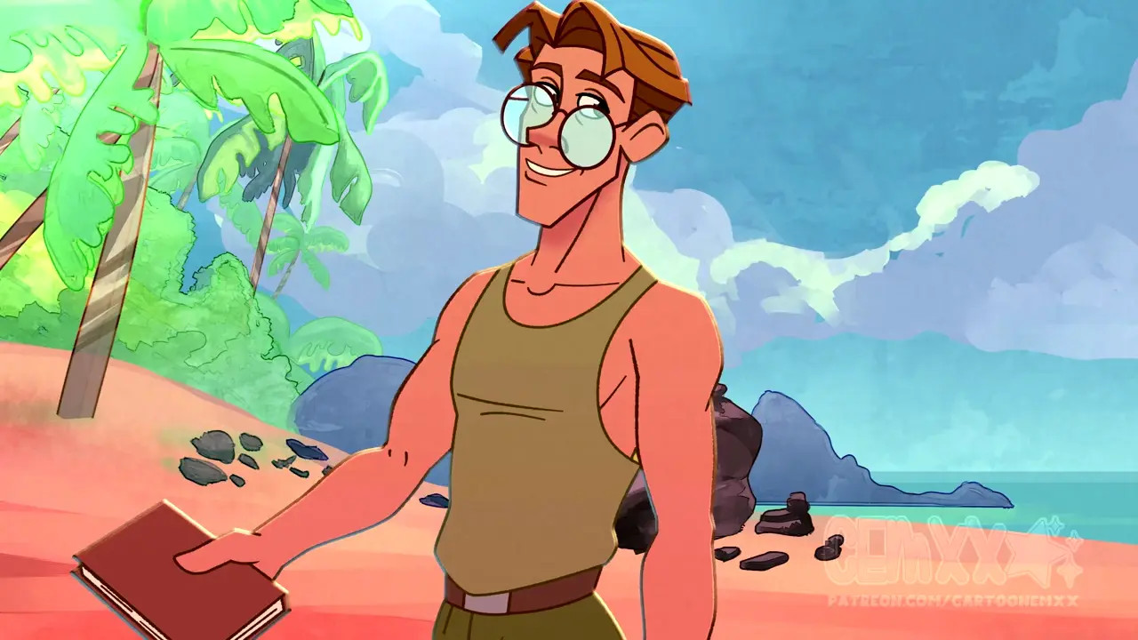 David X Milo On The Beach