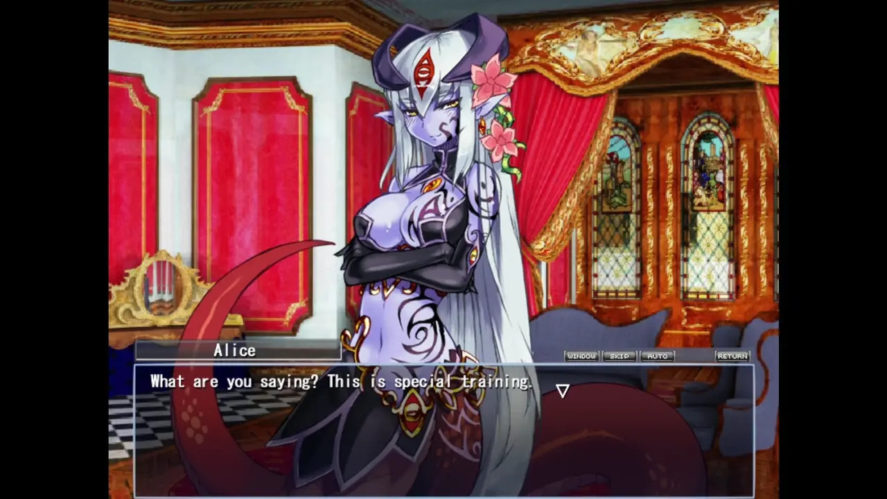 Monster Girl Quest - Alice Handjob Scene + CGI