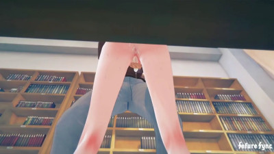 Shikimori Miyako At The Library