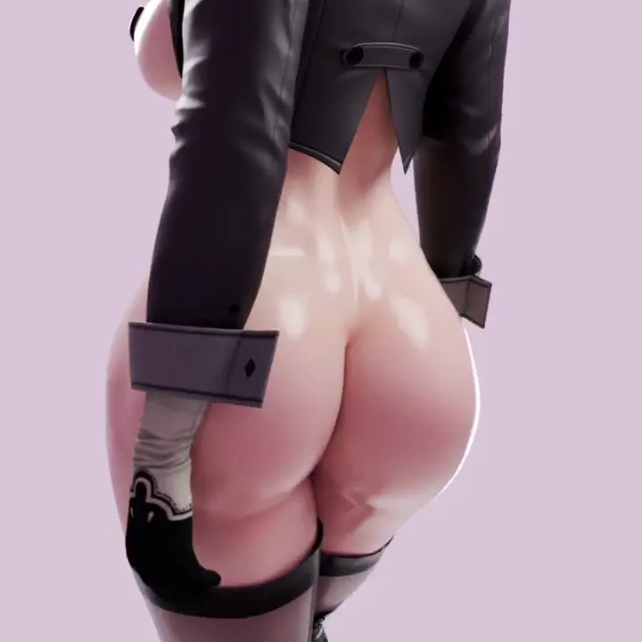 2B Bunny walking