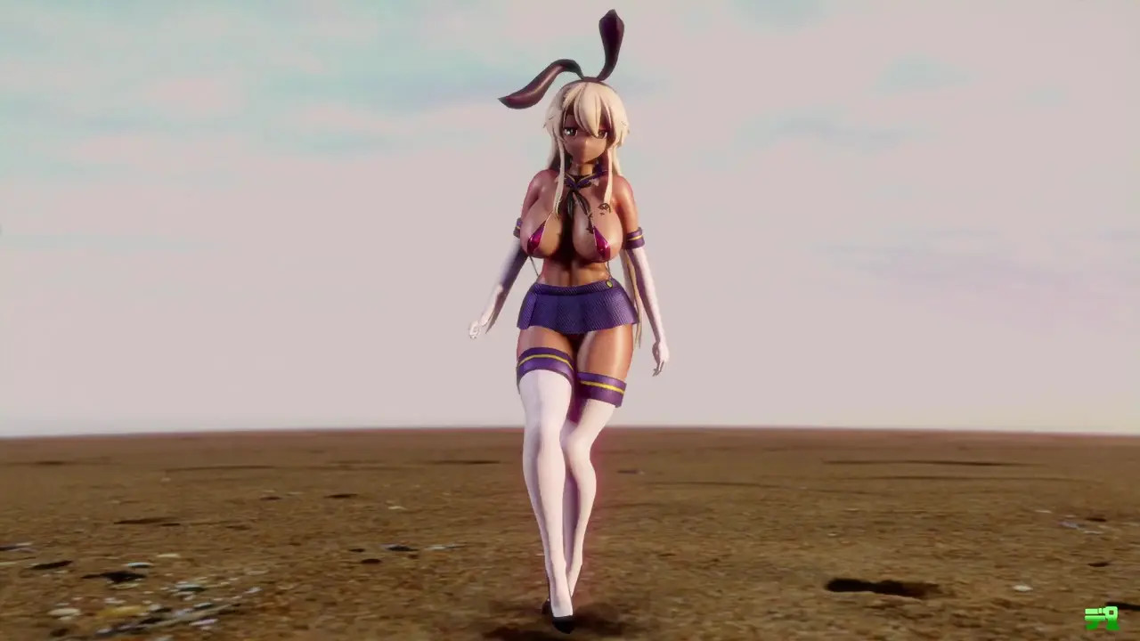 Adult Shimakaze - WiggleWiggle (C ver) [MMD R15]