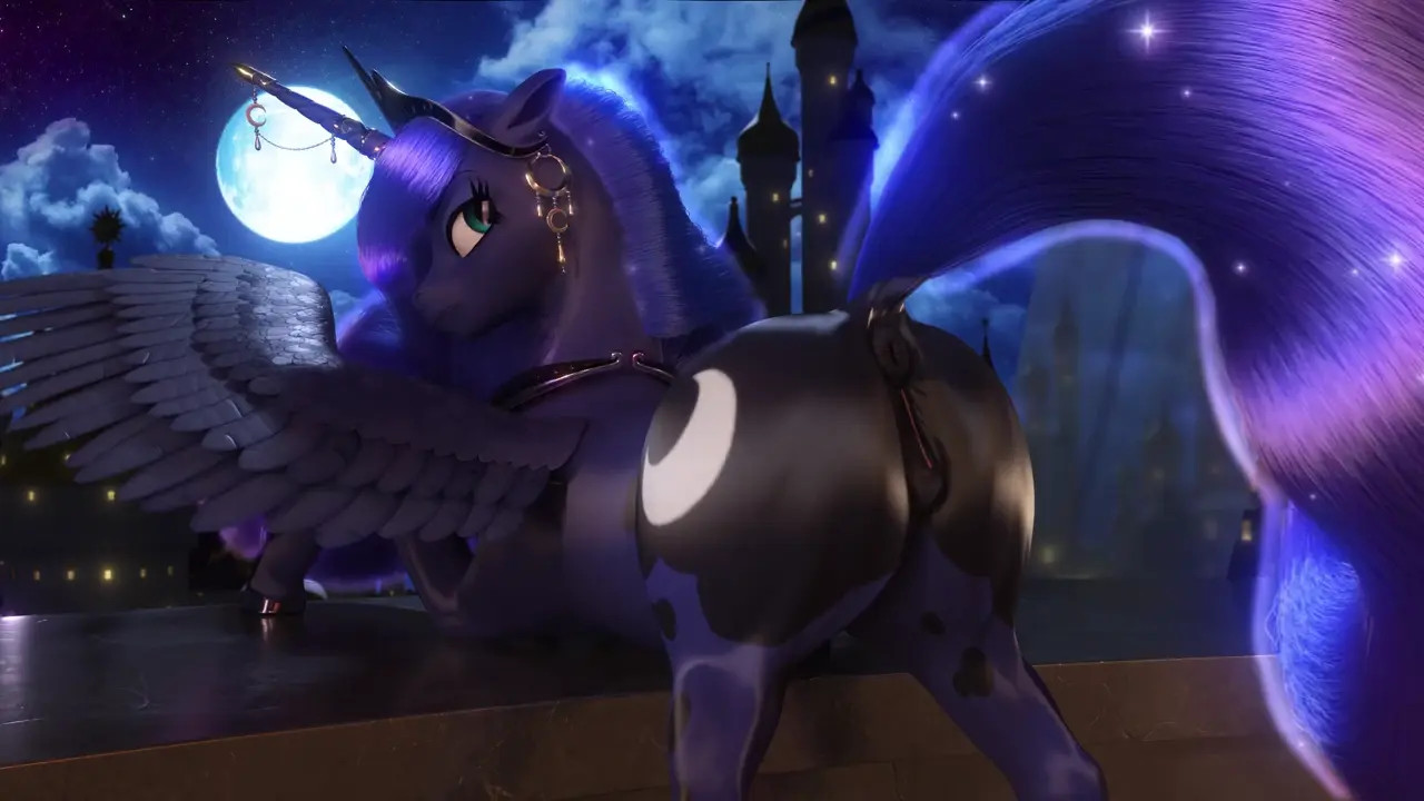 Veiled Moon - Princess Luna (Naked)