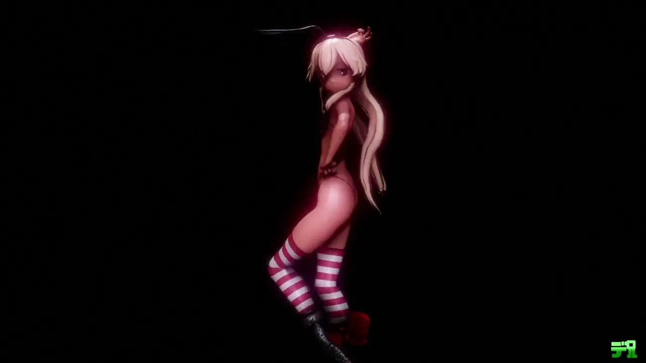 Shimakaze - Deep Blue Town [MMD R18] Delor