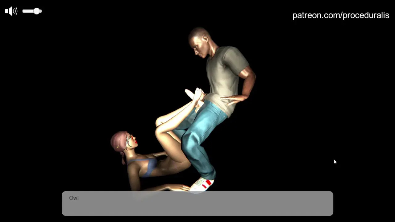 Lara footjob in void