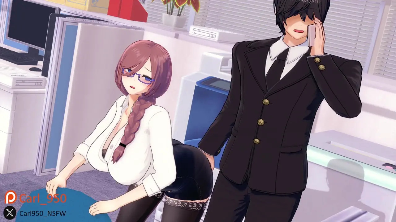Miku, the secretary - Animation