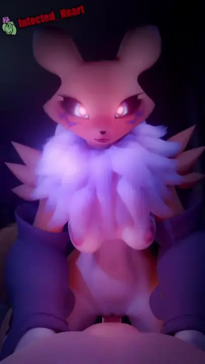 Yandere Renamon [infected_heart] 4K
