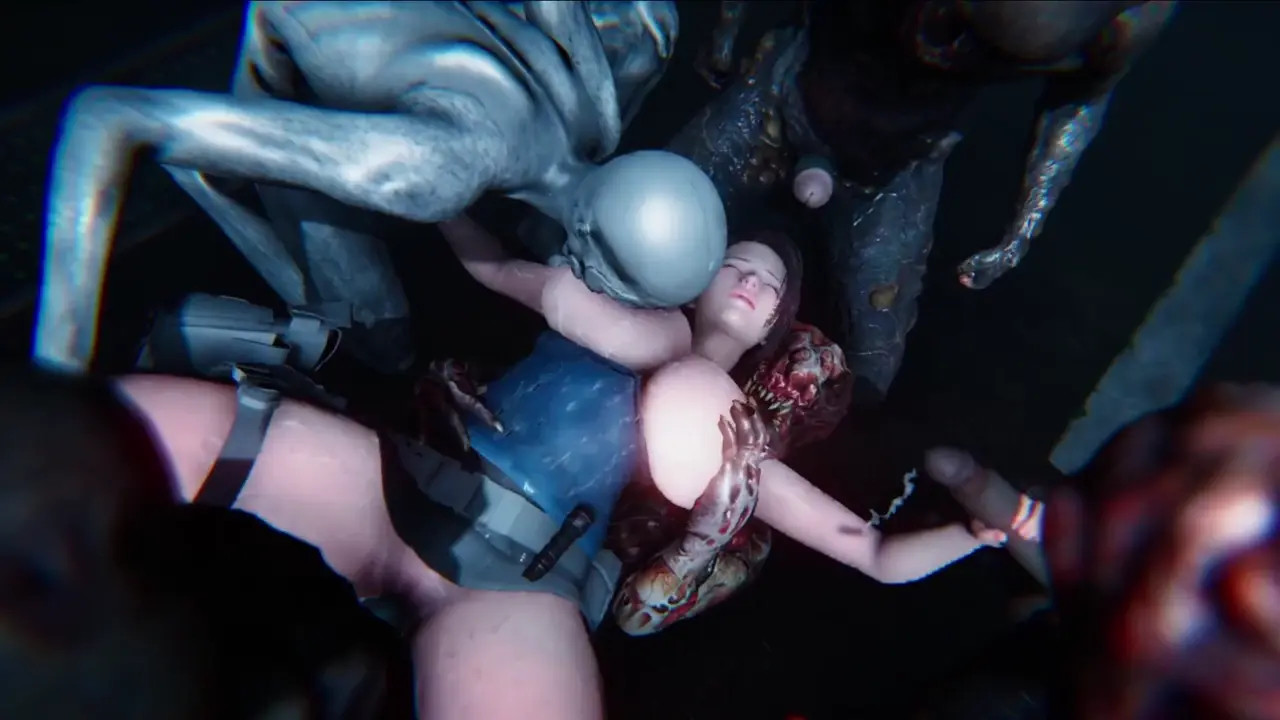 Jill Valentine Zombie Gangbang