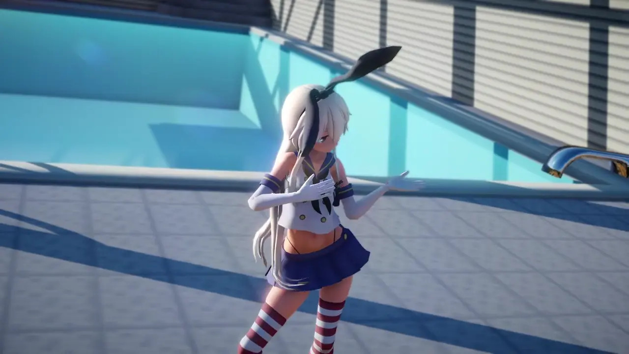 Shimakaze - Girls [MMD R18] Shiron