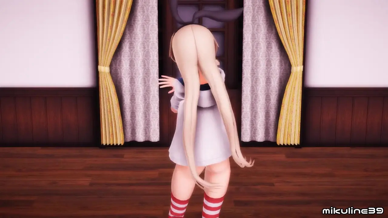 Shimakaze - Mischievous Function [MMD R18] Mikuline39