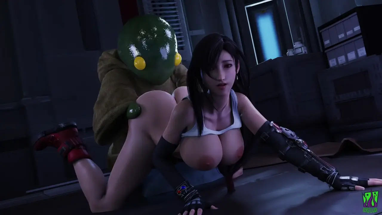 Tifa welcoming alien (beastlyjoe)