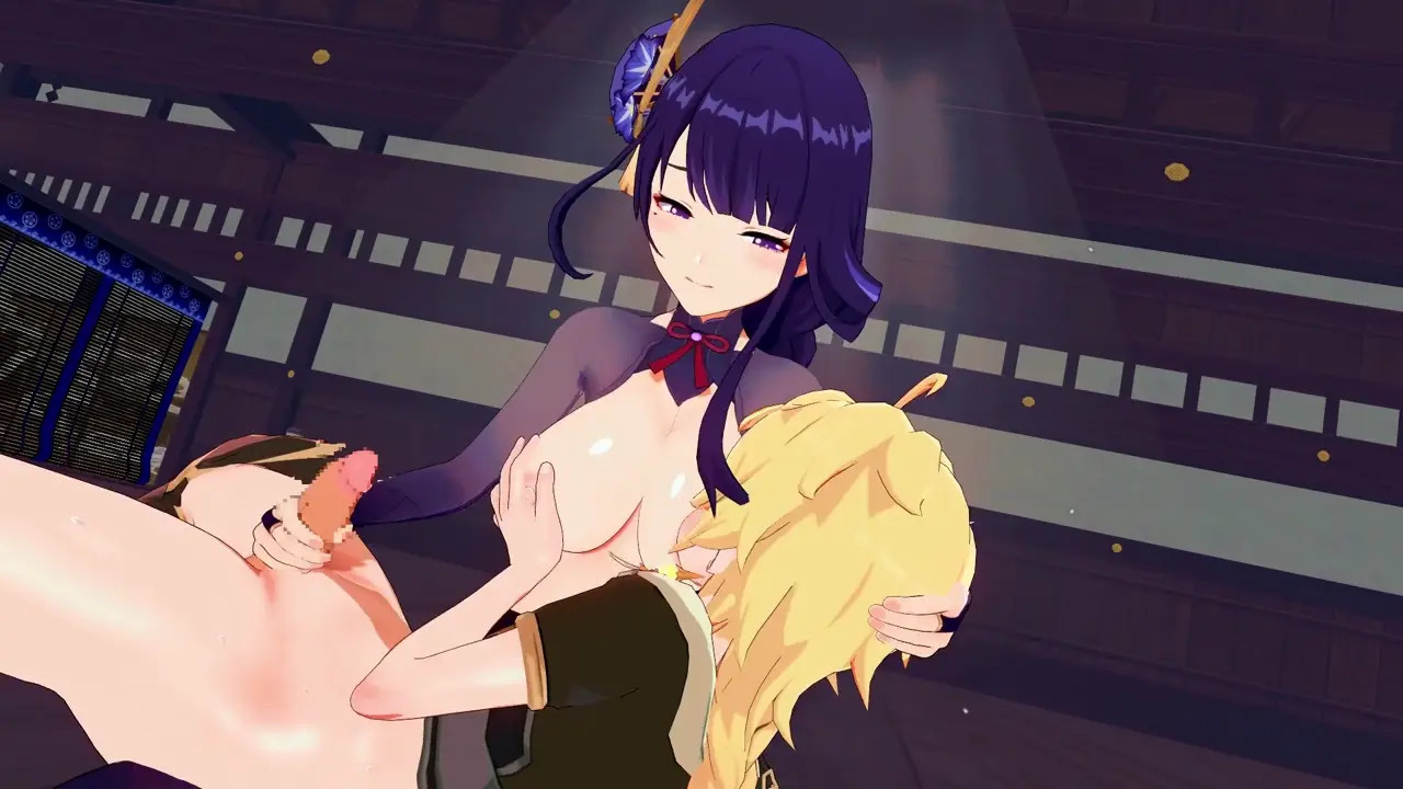 Ei-sama Reunion sex with Aether-kun
