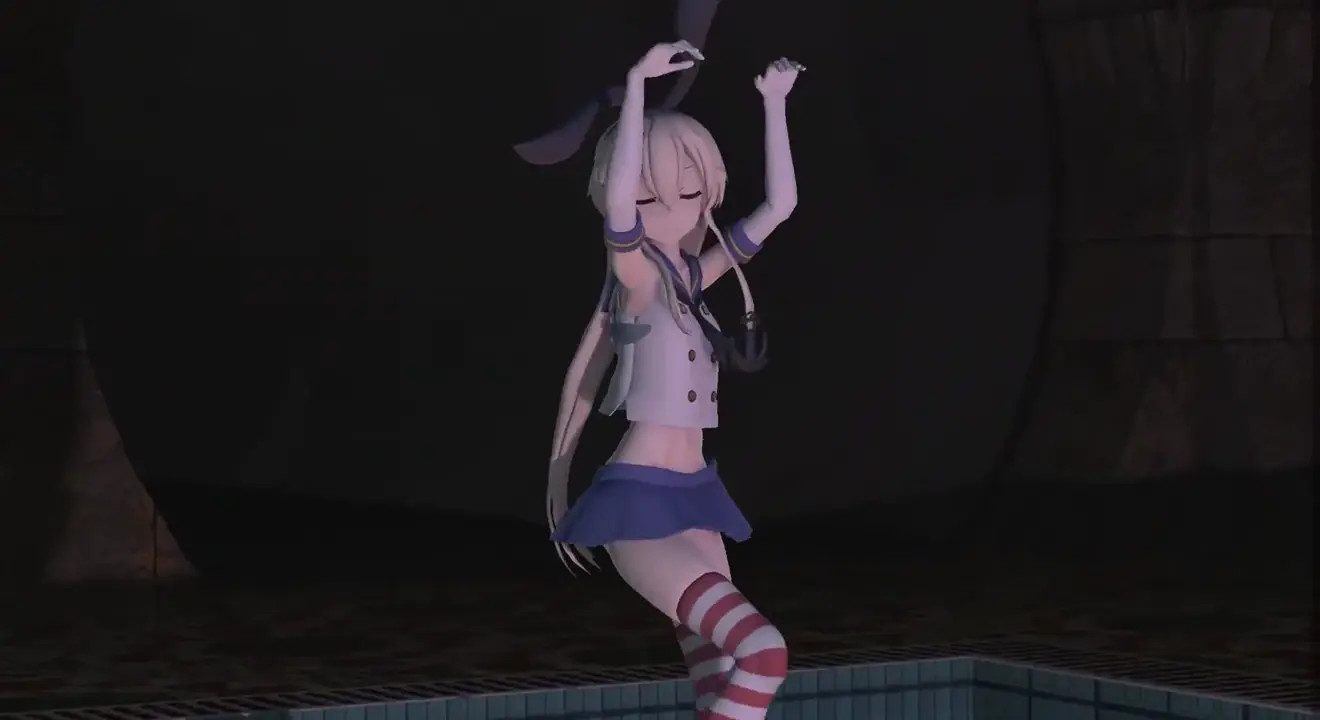 Shimakaze - Suicide Parade (no panties) [MMD R15]
