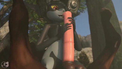 Midna Rides Horse (Neroupi)