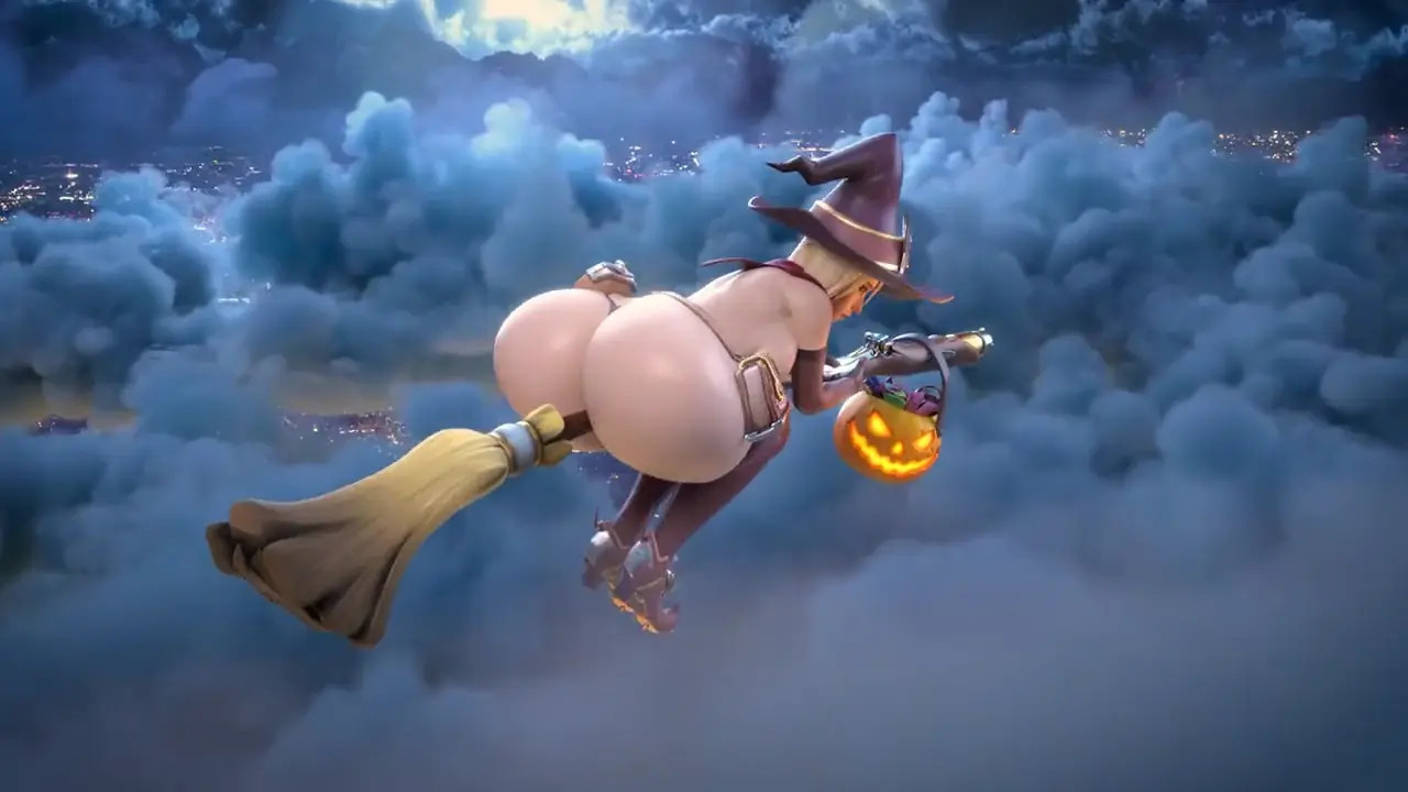 Mercy is late for Halloween
