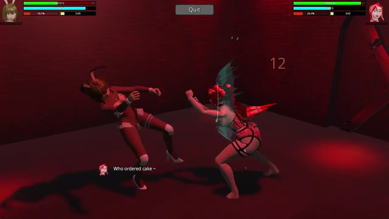 HR2 - AI vs AI - Ellie and Bunny have fun in the dungeon