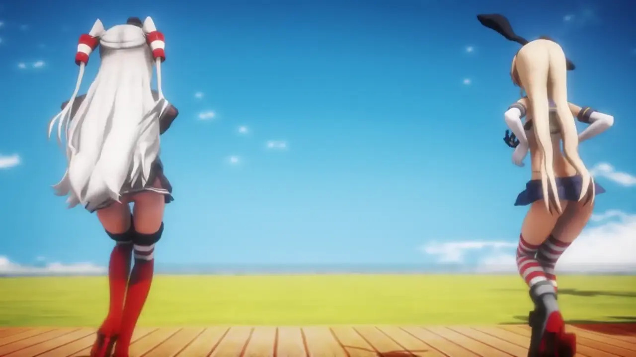 Shimakaze & Amatsukaze - Hot n' Cold [MMD R18] JhonLui