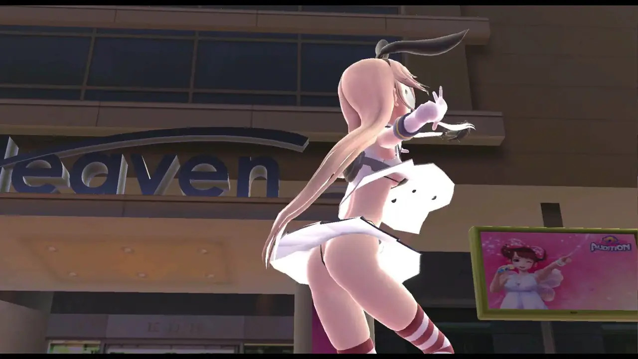 Shimakaze - Dyed with Your Color [MMD R18] Rangu Yamada