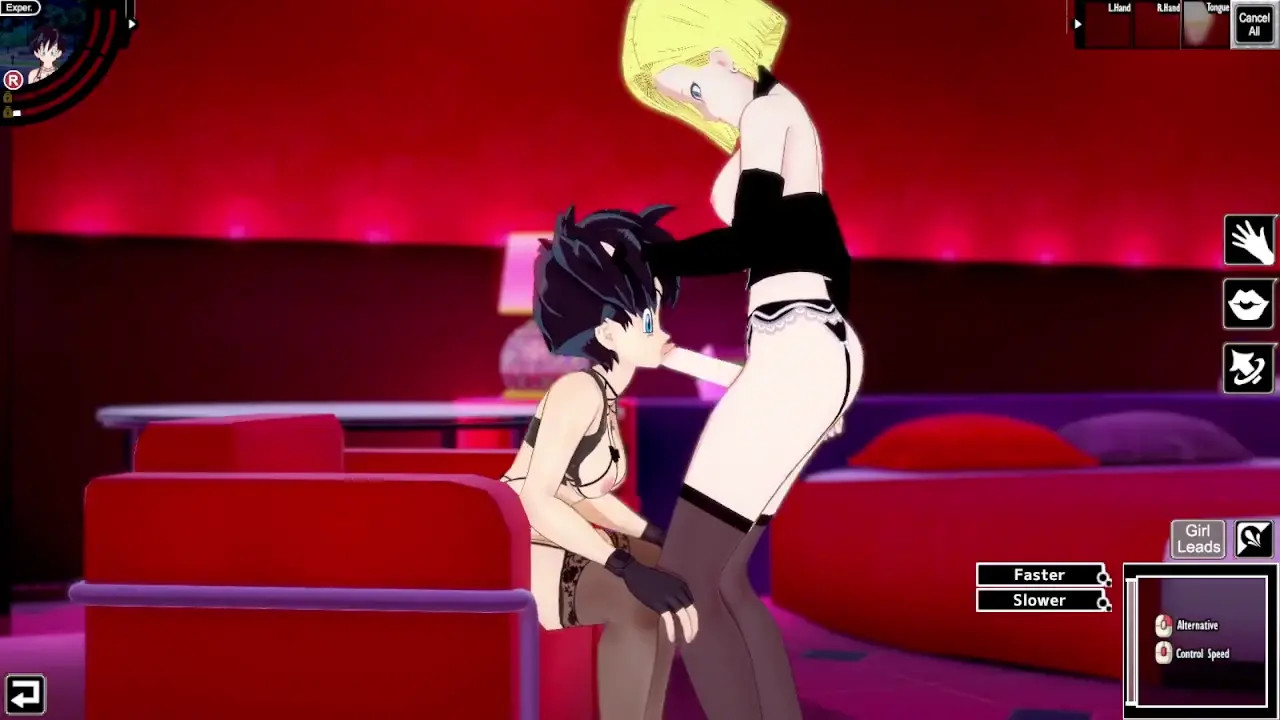 Videl and 18 Futa hentai (DBZ)