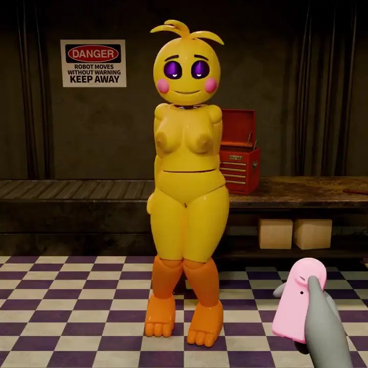 Toy Chica Gets Played With (@zxxxarts)
