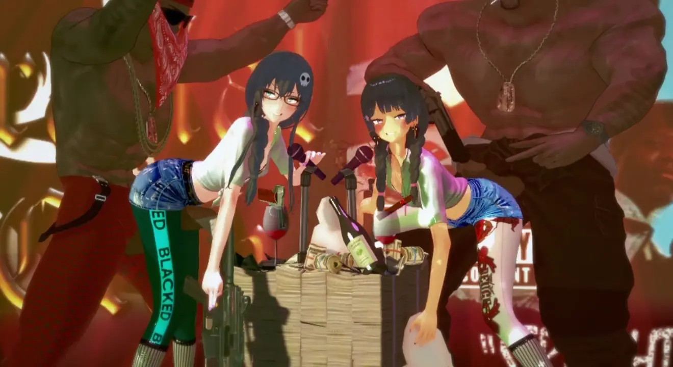 Cute Japanese Girl's at Latina night.