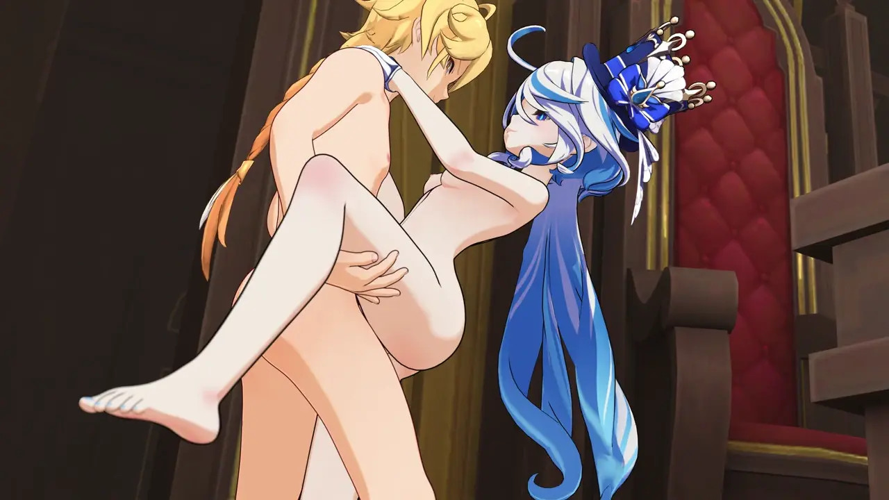 Aether & Furina Standing Missionary - KitsuneVixen