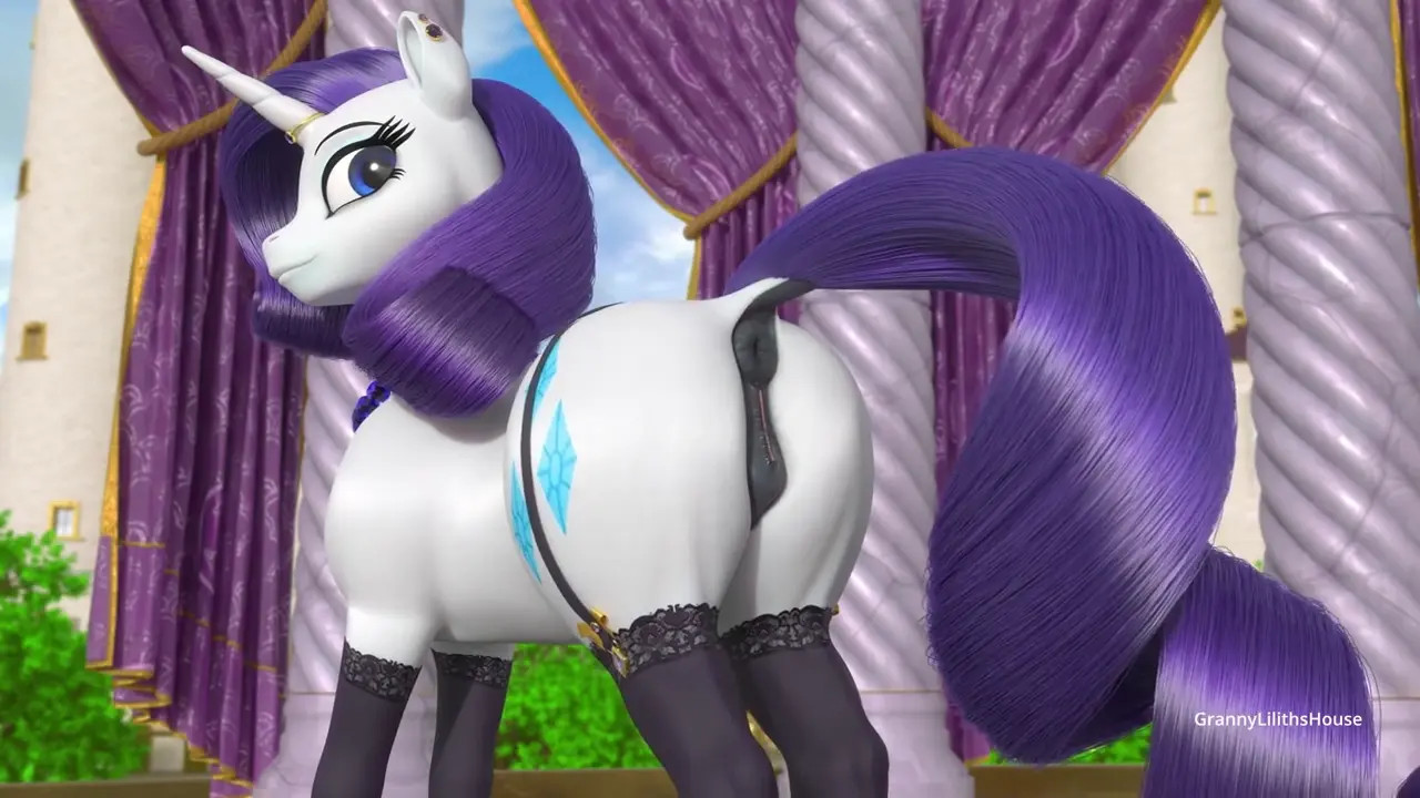 Clopician - Rarity Teases Her New Lingerie