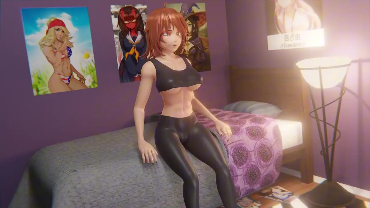 Sue relax after home workout